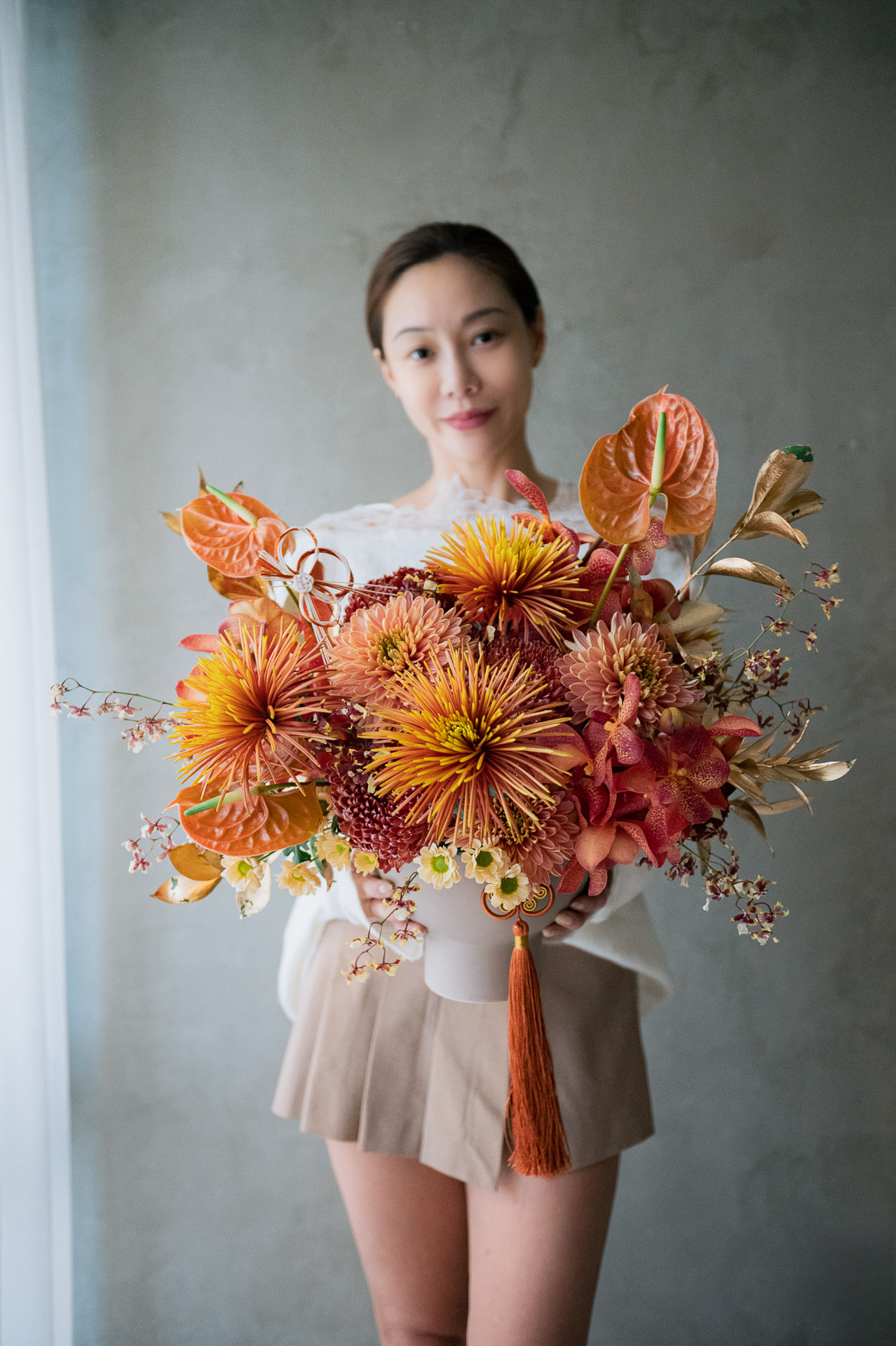 金玉滿堂|黃色盆花:圖片 2