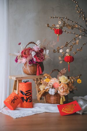 其樂龍龍｜永生花花籃